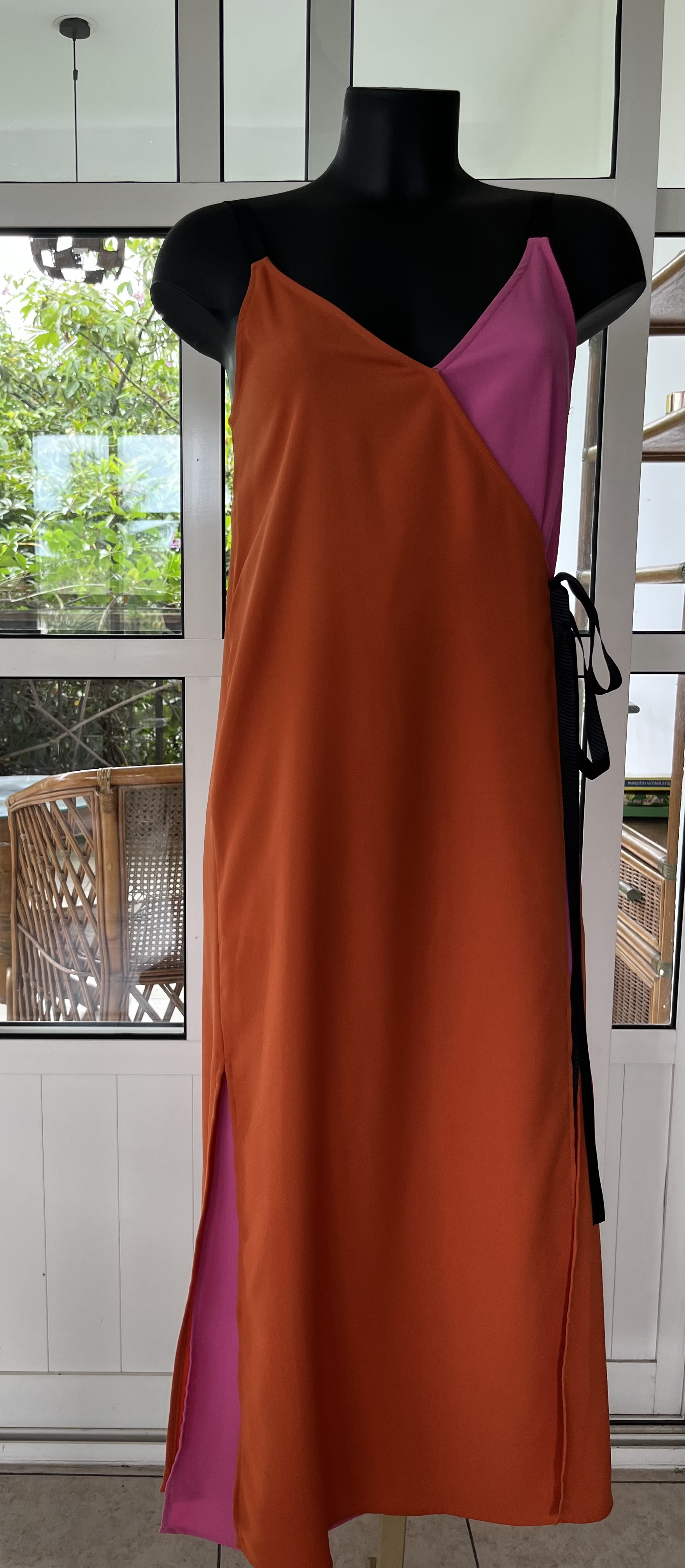 Robe portefeuille à bretelles Mango taille 36/38